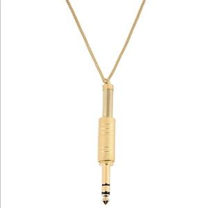 Maison Margiela Audio Jack Necklace - Gold
